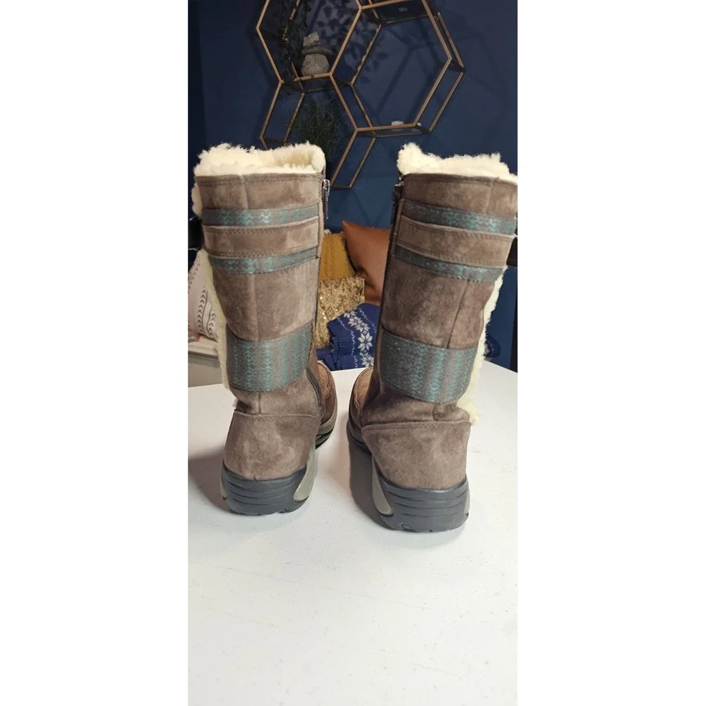 Merrell Encore‎ Snow Bracken Women's Boots US 5.5 Brown Suede Shearling Lined